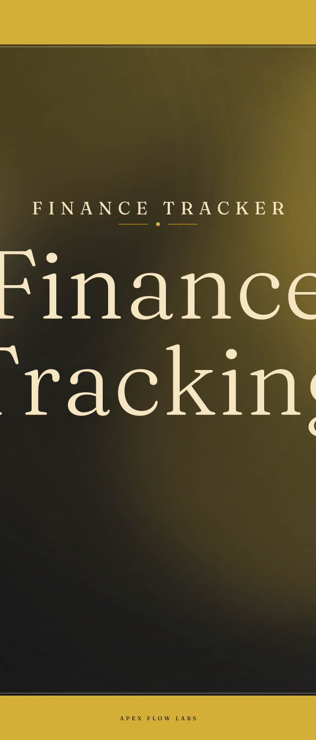 Finance Tracking