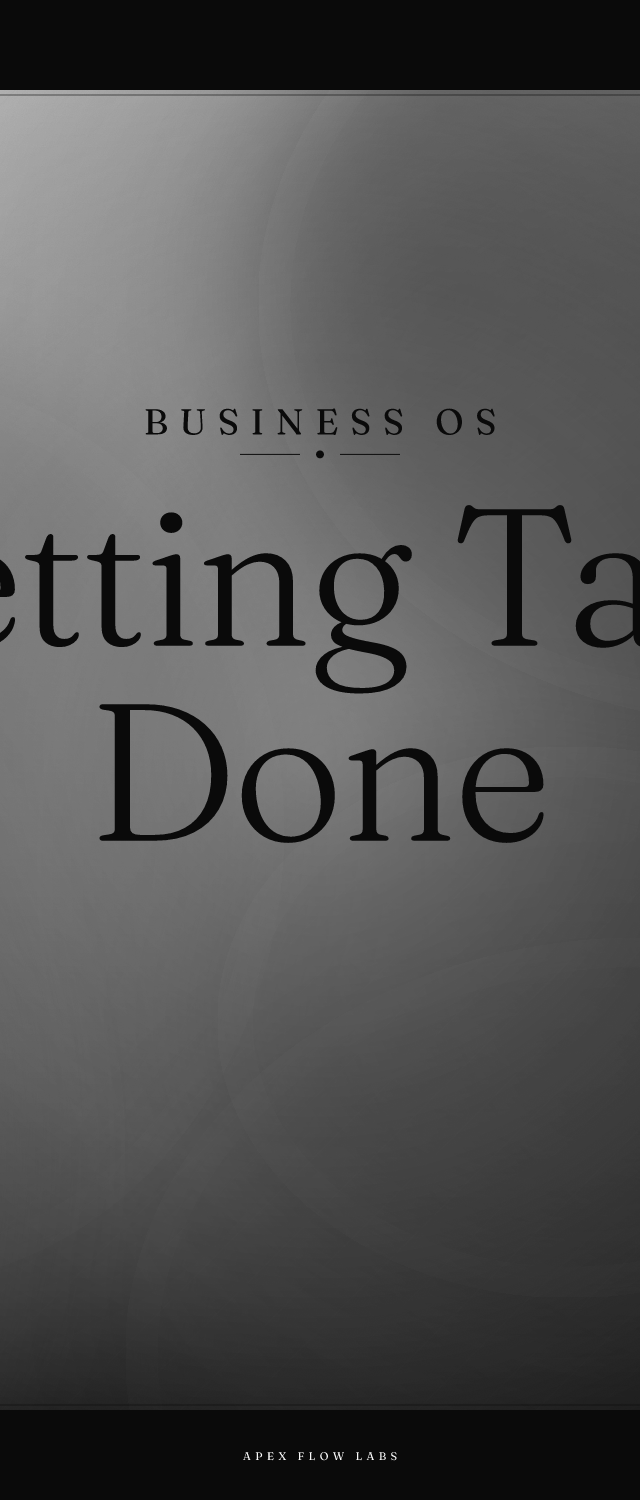 Getting Task Done