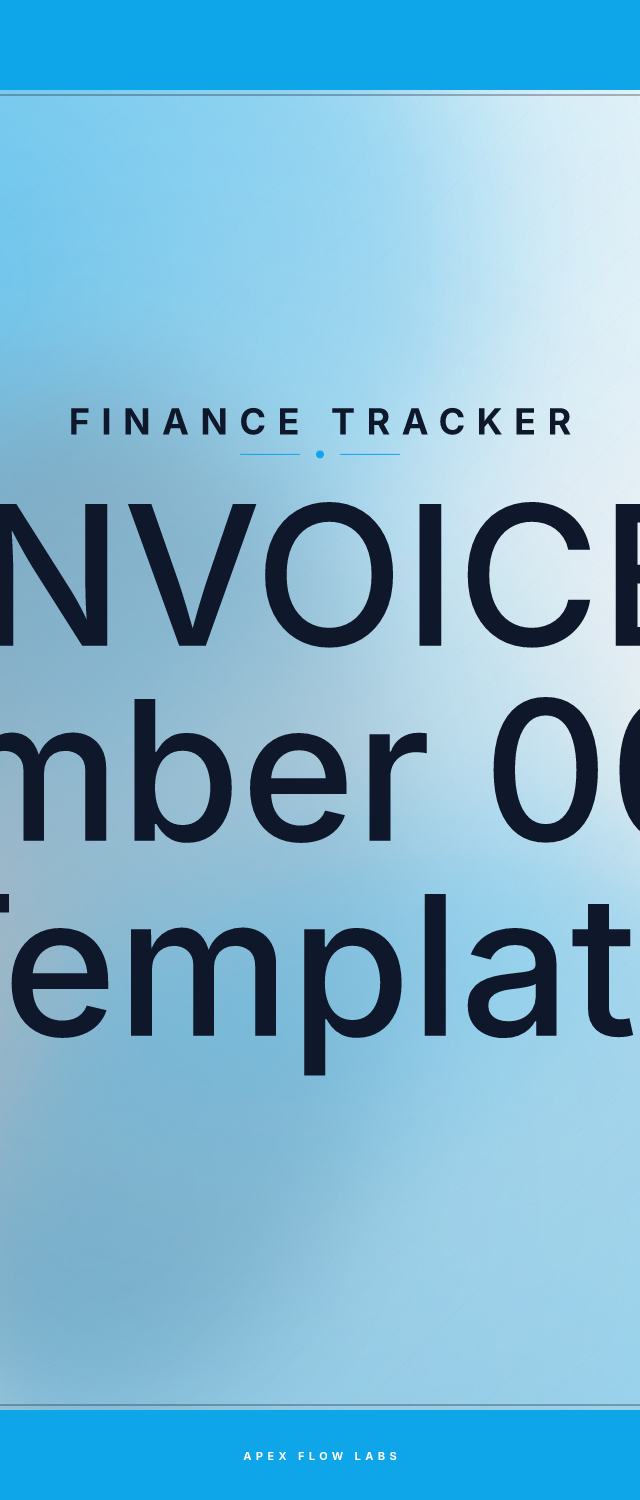 Professional Invoice Tracker