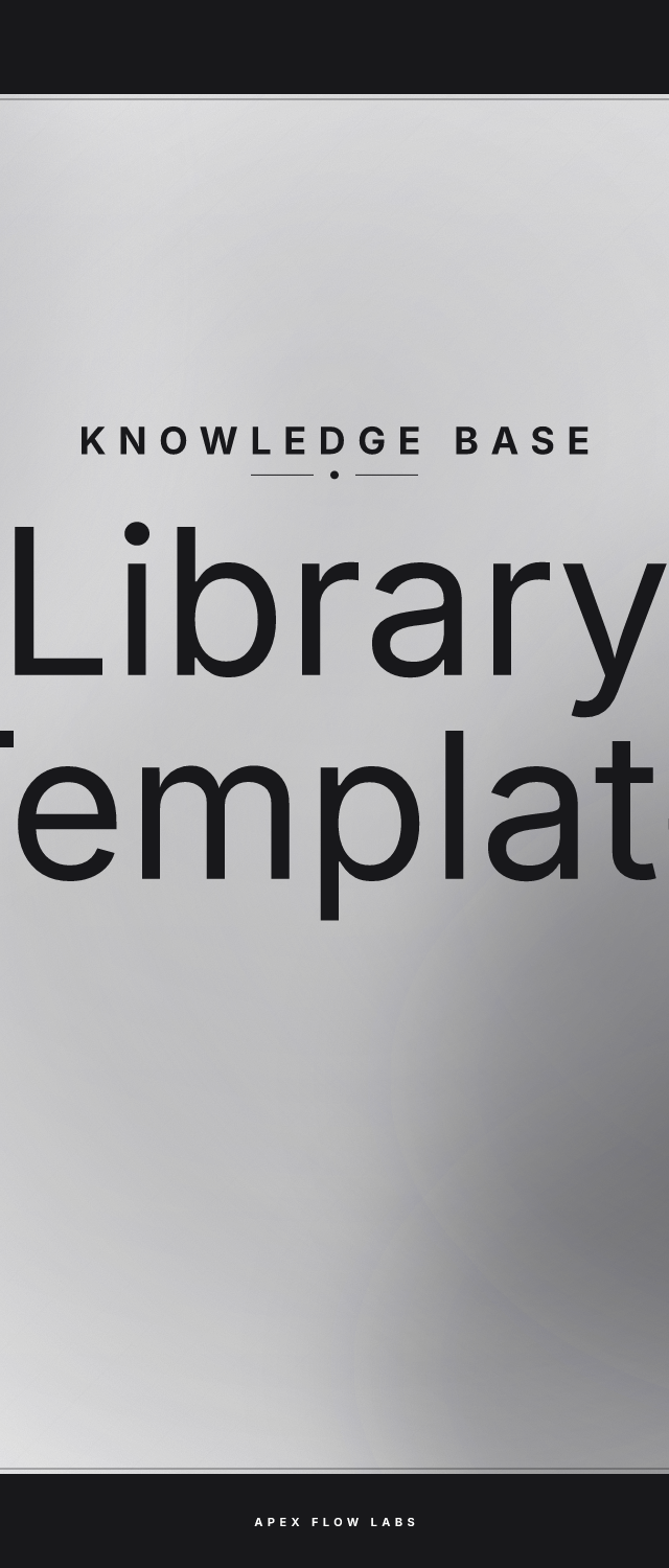 Library Template