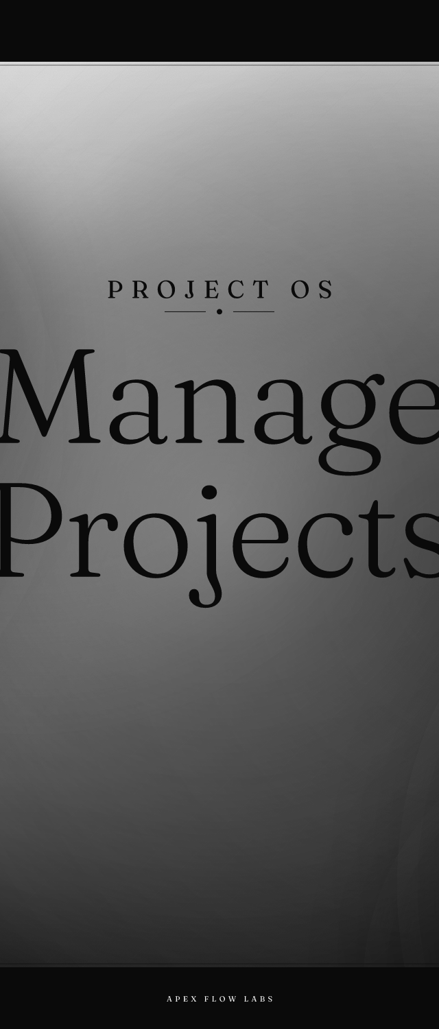 Manage Projects
