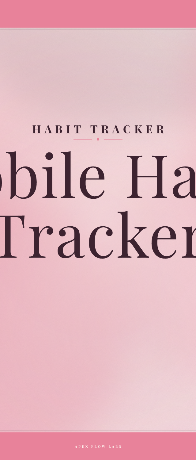 Mobile Habit Tracker