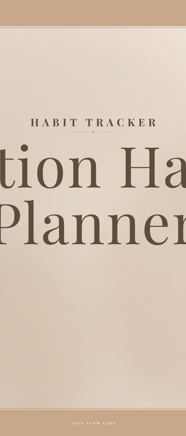 Notion Habit Planner