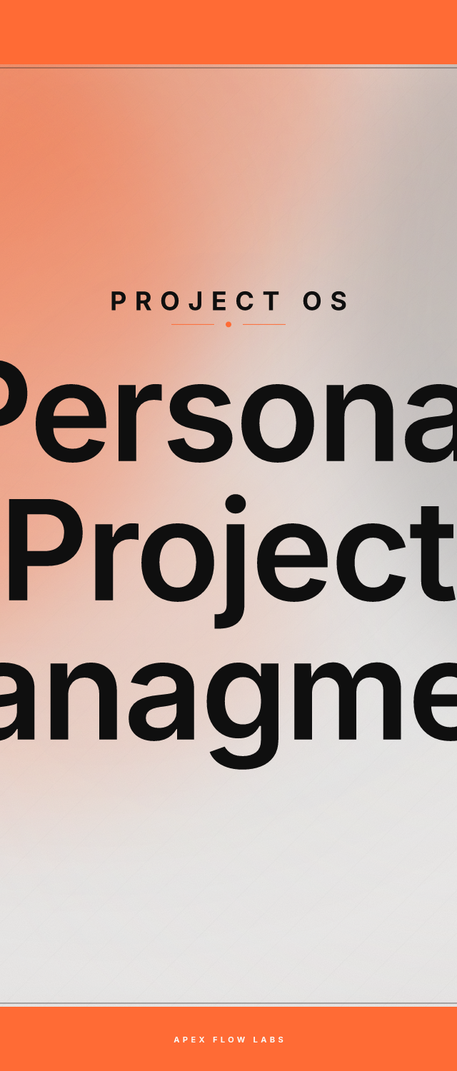Personal Project Managment