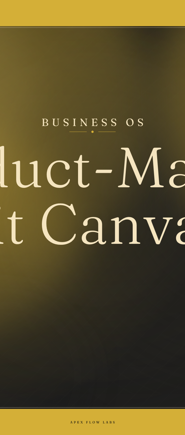 Product-Market Fit Canvas