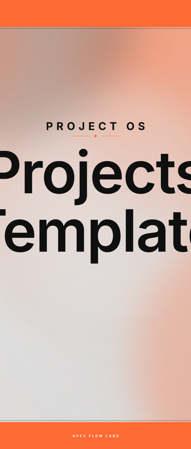 Projects Template
