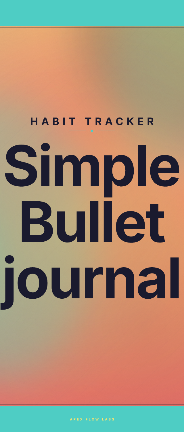 Simple Bullet journal