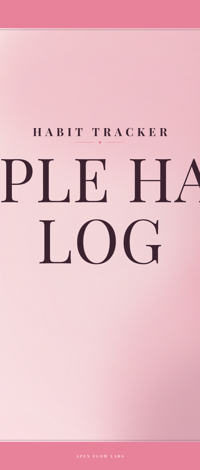 SIMPLE HABIT LOG