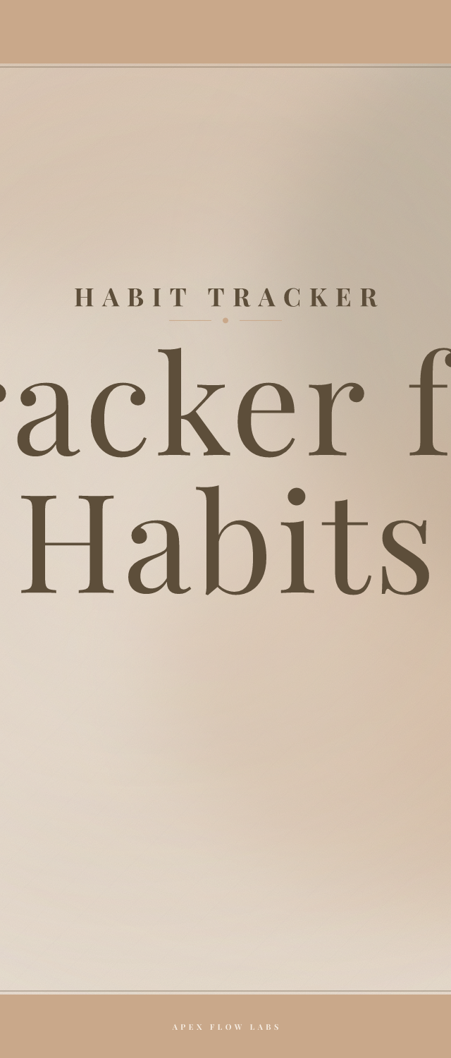 Tracker for Habits
