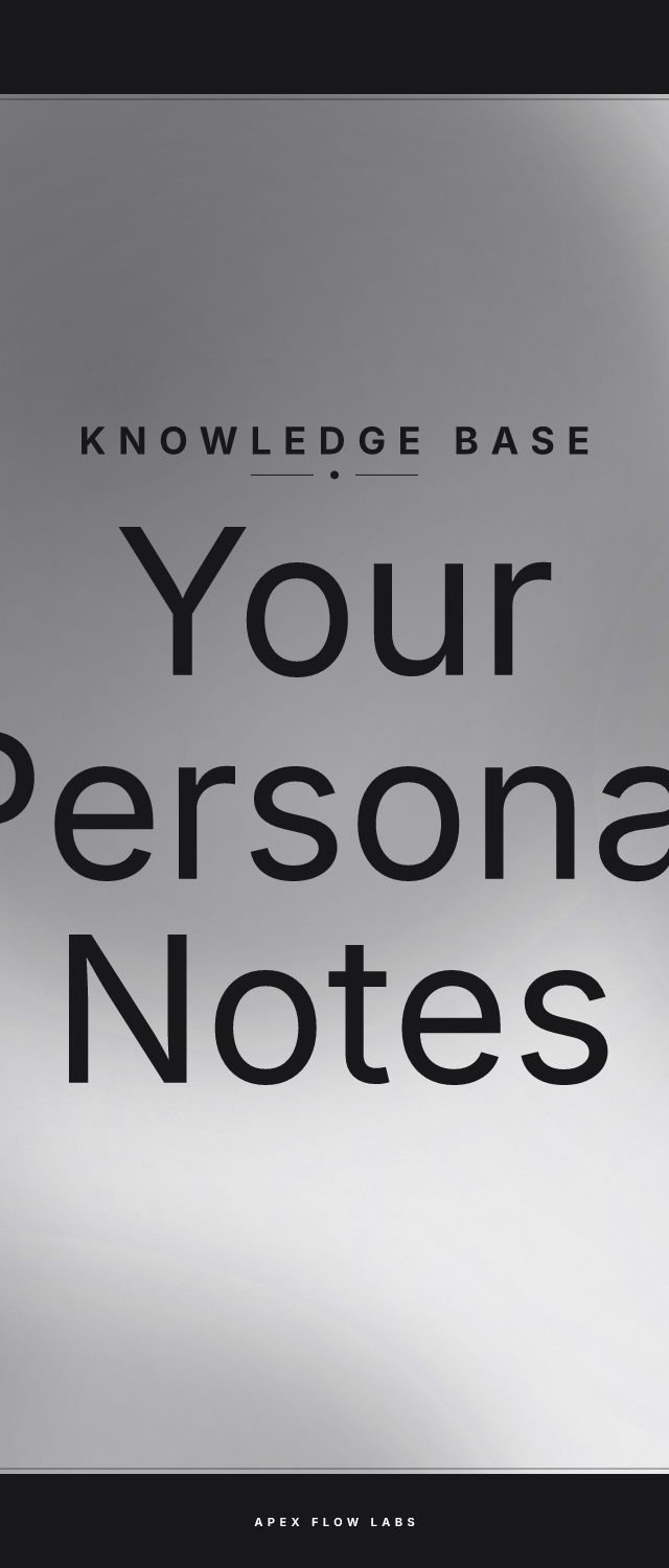 Your Personal Notes