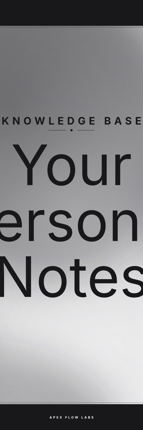 Your Personal Notes