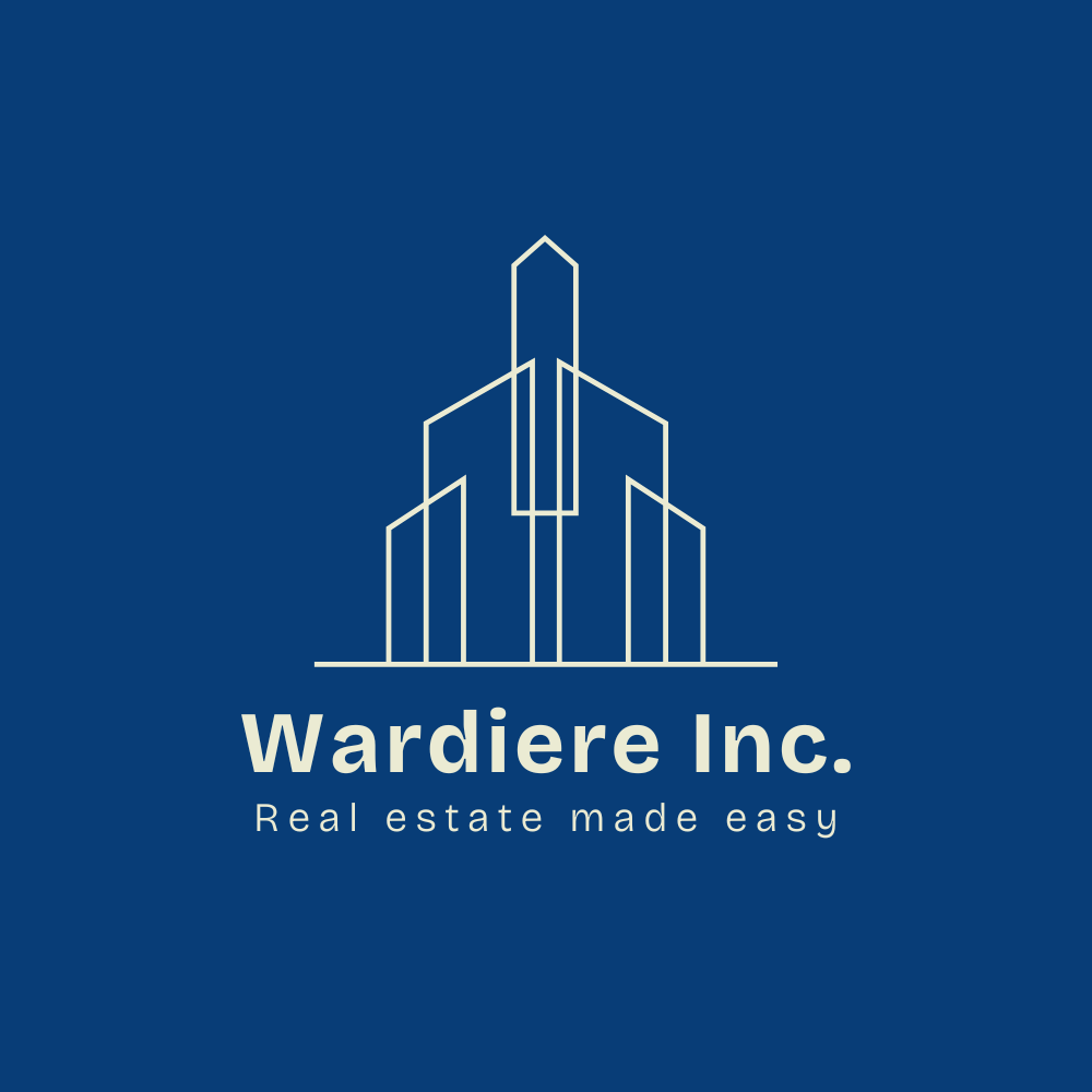 Blue Modern Real Estate Logo — A Canva template pack for creating a modern blue real estate logo. Designed for real estate agents and brokers seeking a