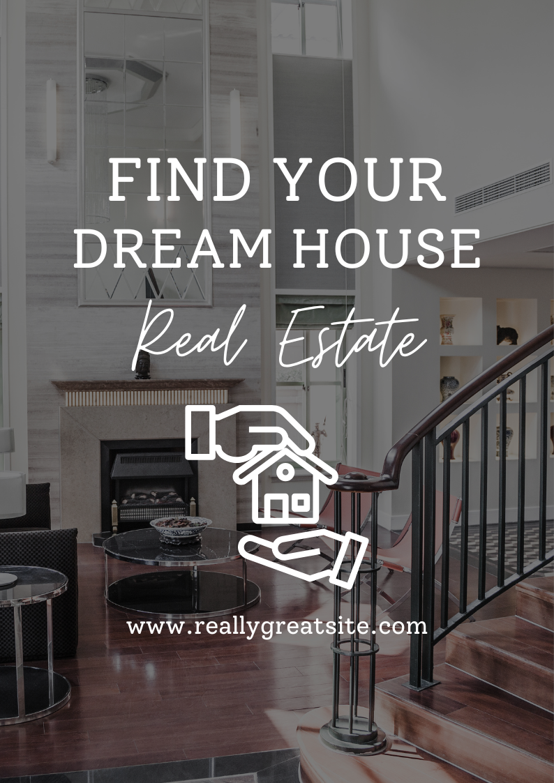 real estate (Poster) — A set of Canva poster templates for real estate agents to showcase property listings. Includes editable layouts for open