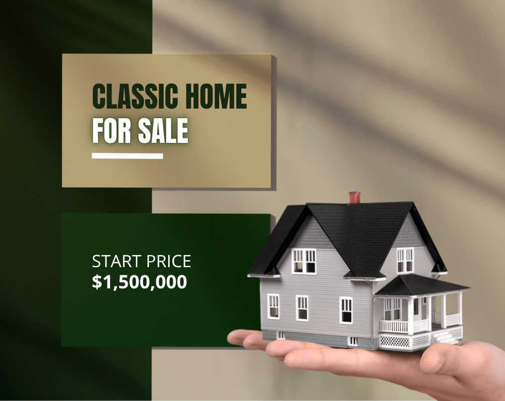 Real Estate (Poster (Landscape)) — A landscape poster template pack for real estate agents. Includes editable Canva designs to showcase property listings,