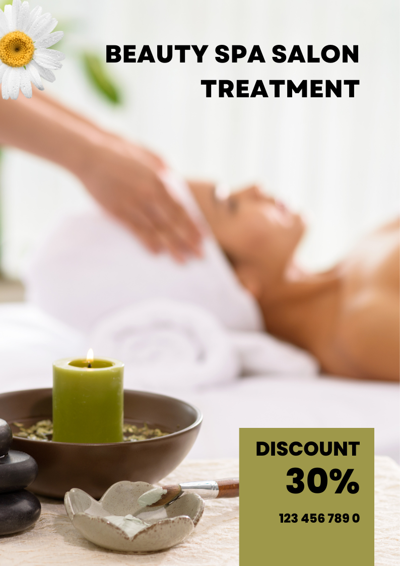 BEAUTY SPA SALON (Poster) — A set of Canva poster templates for beauty spa and salon businesses, designed to help owners create promotional material