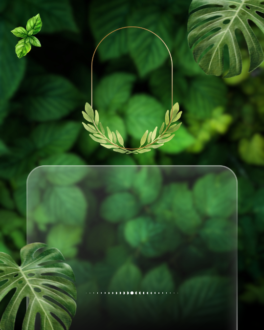 Green and Gold Clean Watercolor Nature Background Instagram Post — A set of Instagram post templates with green and gold watercolor nature backgrounds, designed for users seeking a clean,