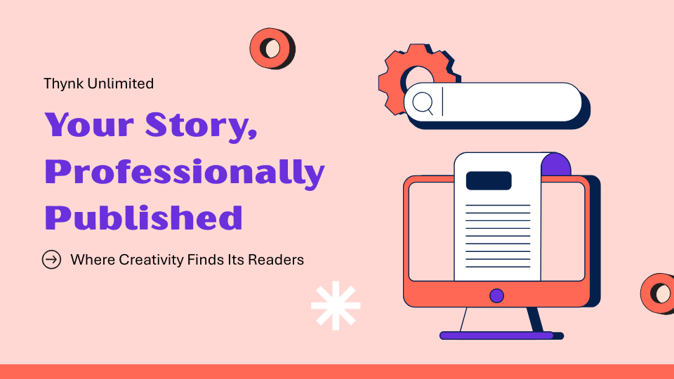 Salmon Purple and White Modern Publishing Startup Presentation — A Canva template pack for publishing startup presentations, featuring a salmon, purple, and white modern design. Ideal f