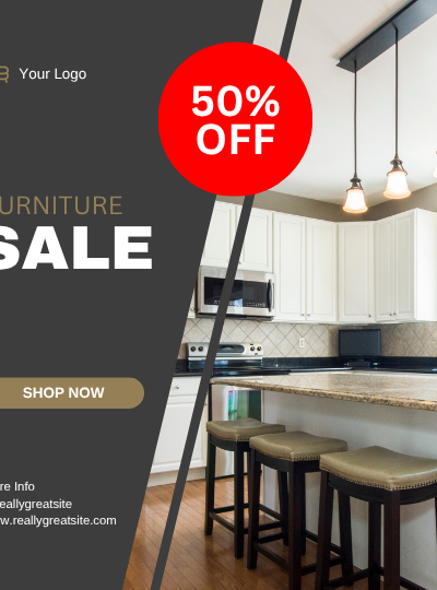 Brown Furniture Sale Discount Promotion for Instagram Post