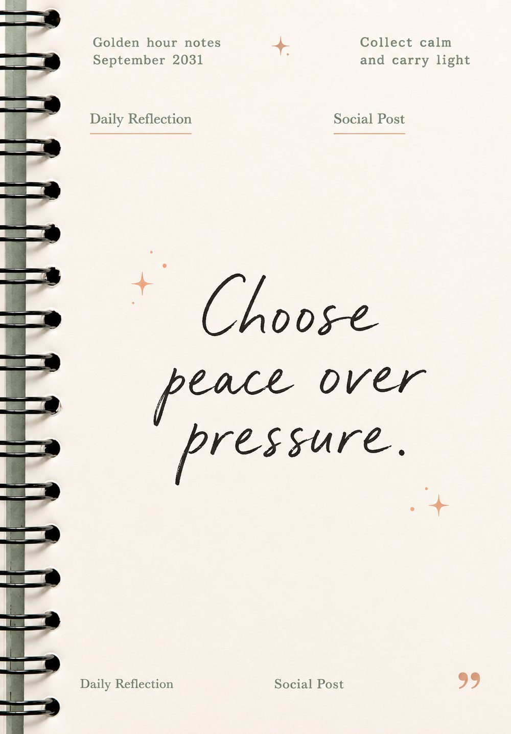 Aesthetic Daily Quote Instagram Post — A set of Canva templates for creating daily quote posts on Instagram, designed for social media managers and influencers
