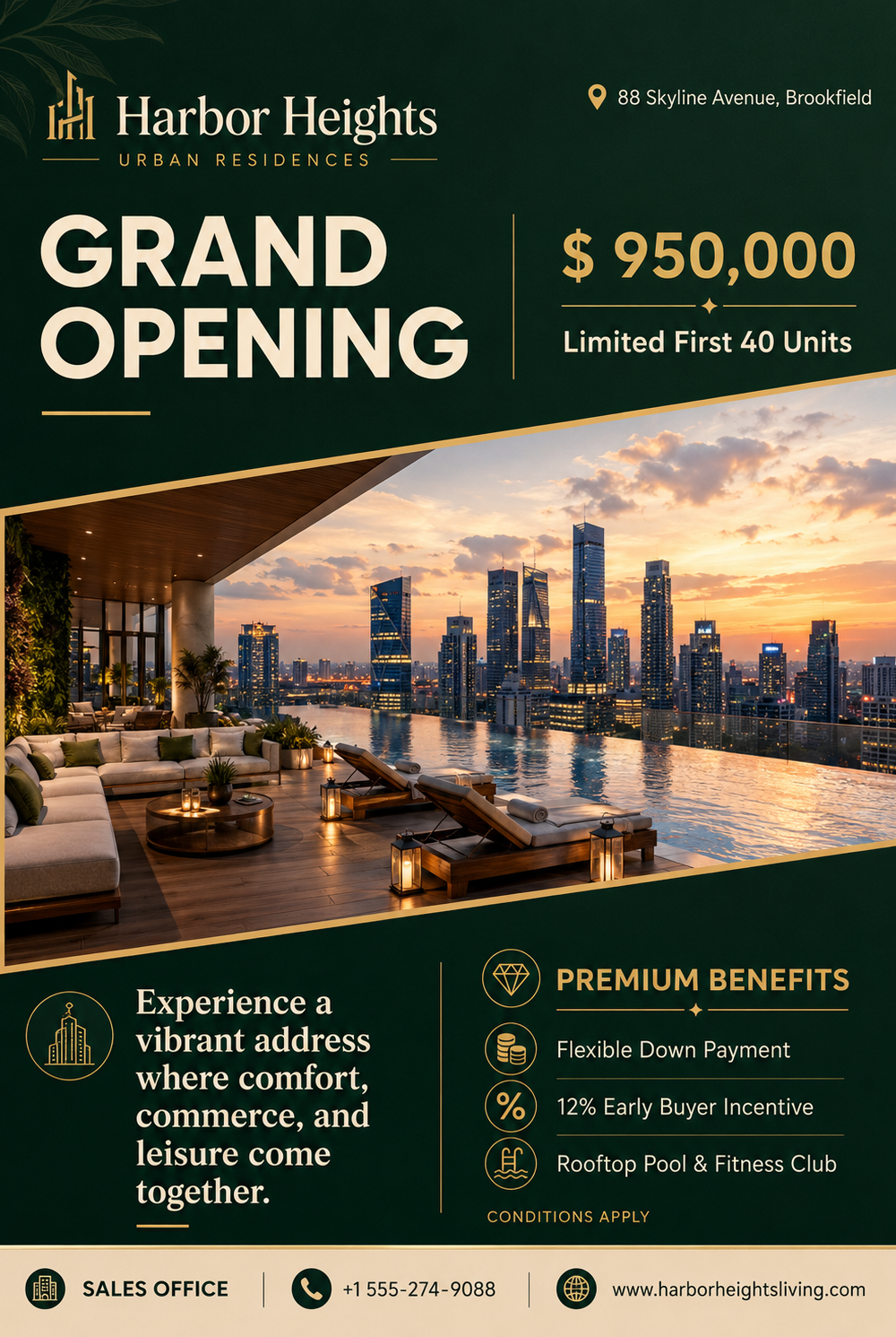 apartment Real estate new launch Poster — A Canva template pack for real estate agents promoting new apartment launches. Includes customizable poster designs for