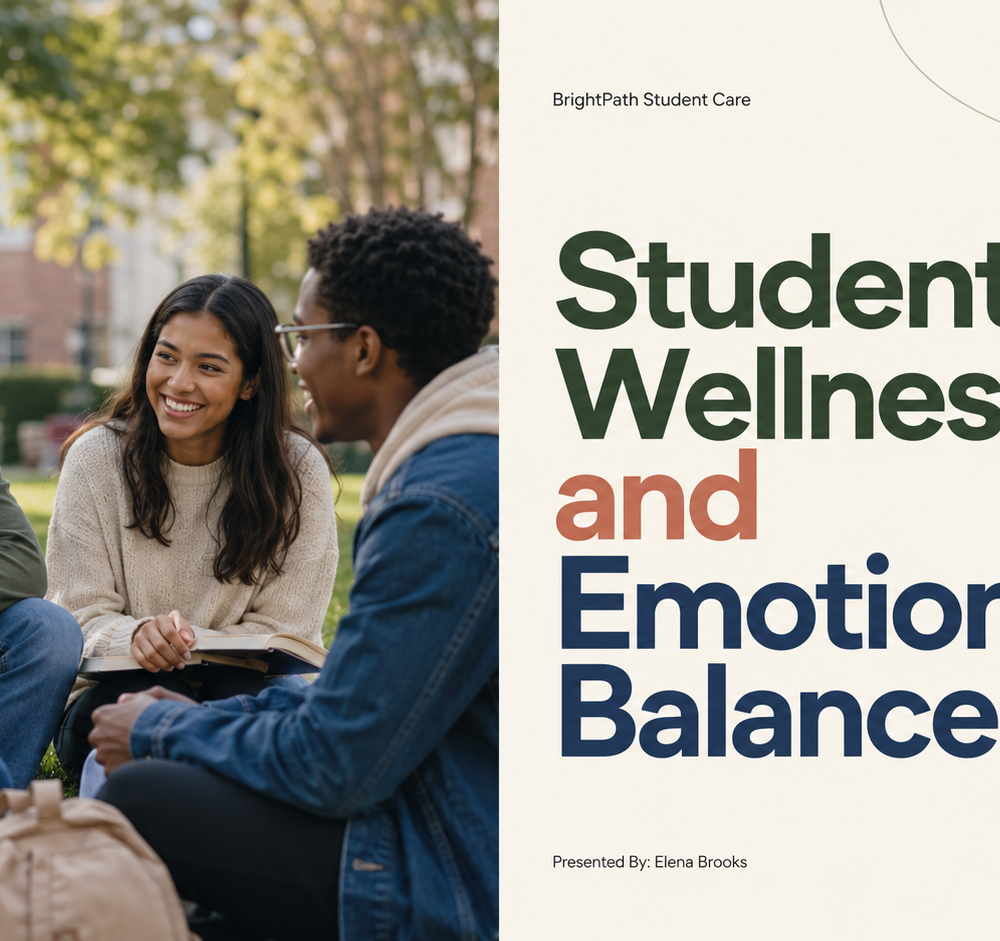 Black and White Minimalist Mental Health Among Students Presentation — A Canva template pack for students to create a black and white minimalist presentation on mental health. Includes slides