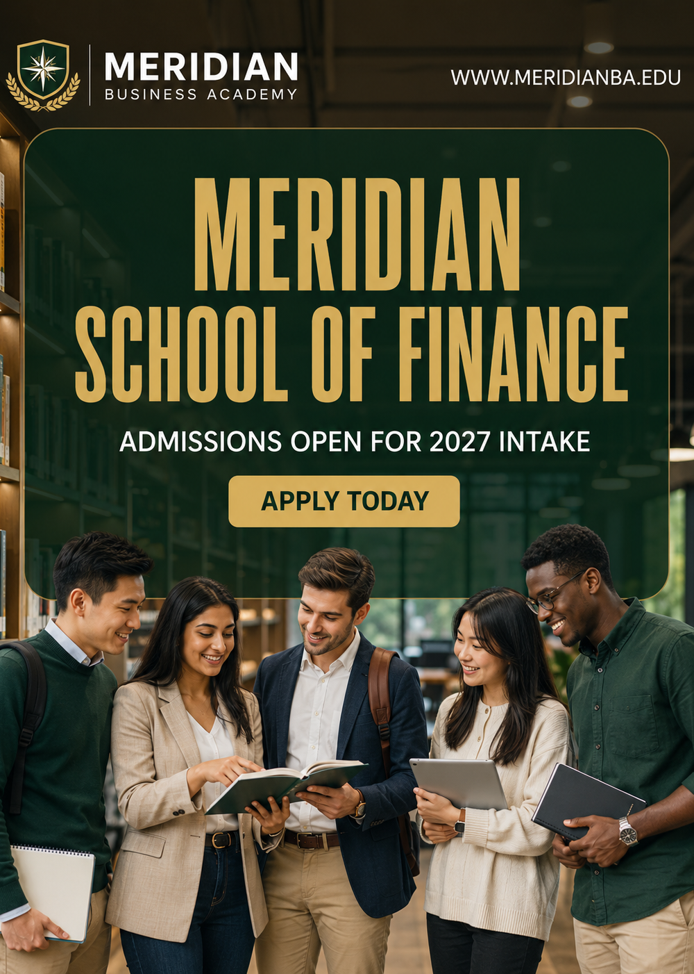 Blue and Yellow Corporate Finance Instagram Post — A set of Canva templates for Instagram posts, tailored for students in finance. Features a blue and yellow corporate the