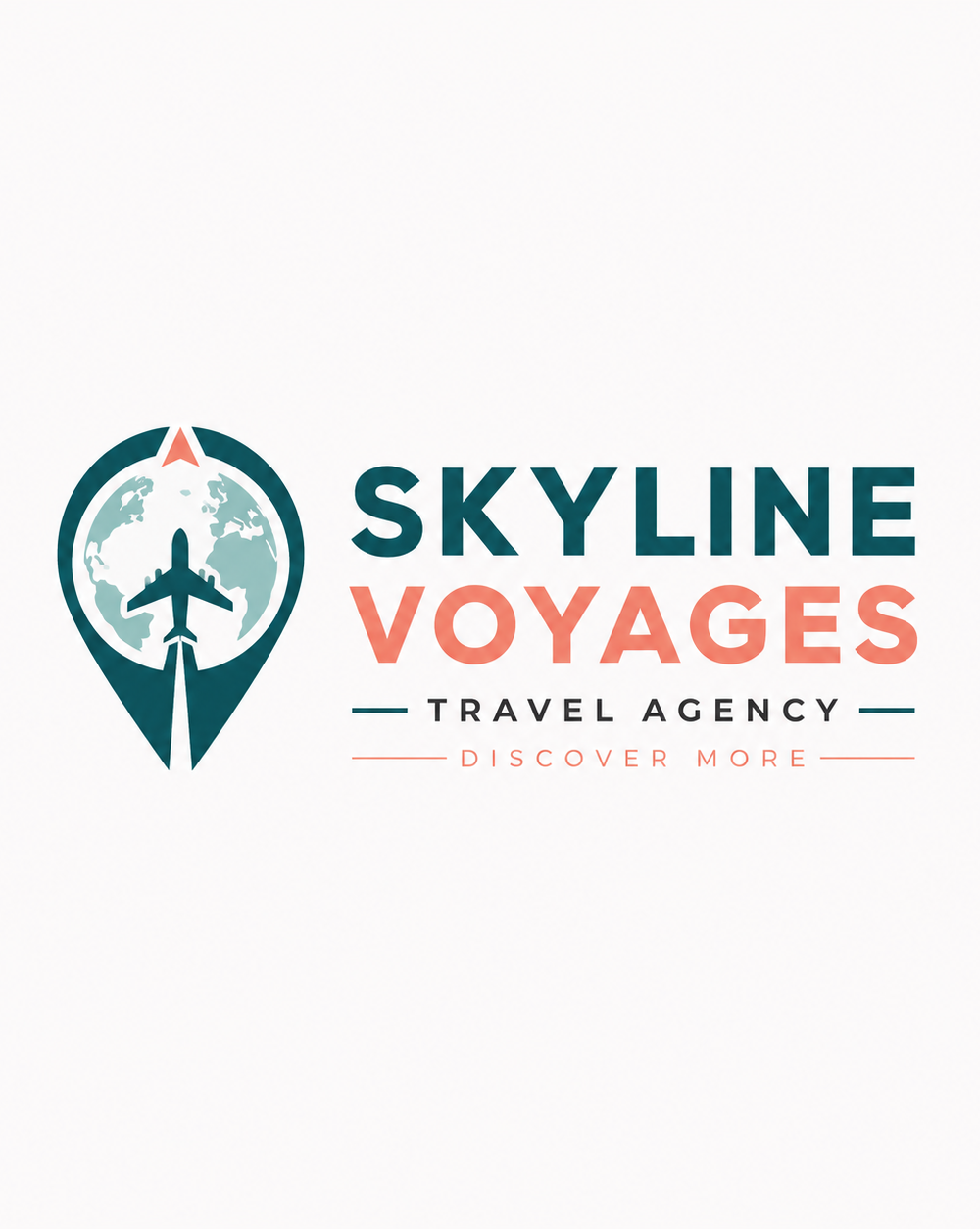 Blue Simple Travel Agency Logo — A Canva template pack for travel agencies, featuring a blue, simple logo design. Ideal for small travel businesses or fr