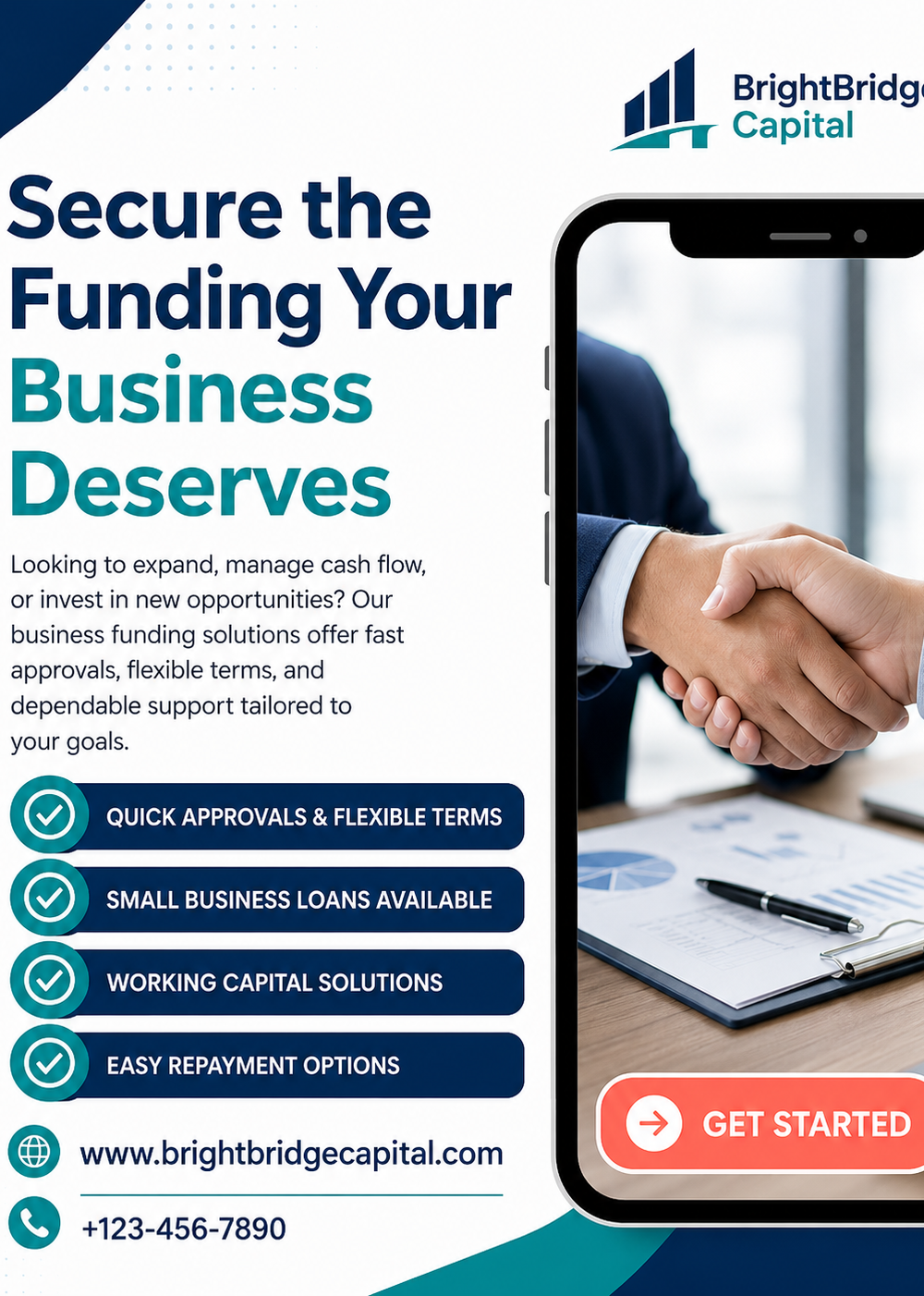 White and Yellow Modern Business Loan Service Instagram Post — A set of Canva templates for Instagram posts, designed for business loan services. Features a clean white and yellow mod
